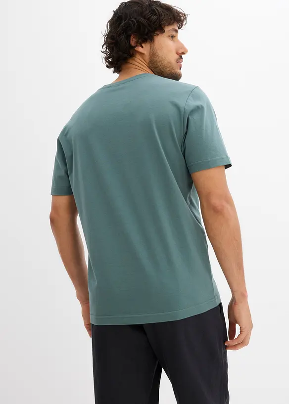 T-shirt in puro cotone (pacco da 2), bonprix