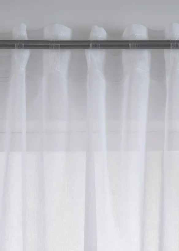 Tenda trasparente con poliestere riciclato (pacco da1), bonprix