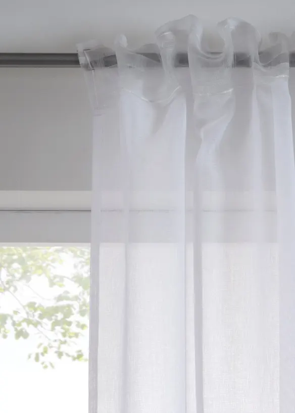 Tenda trasparente con poliestere riciclato (pacco da1), bonprix