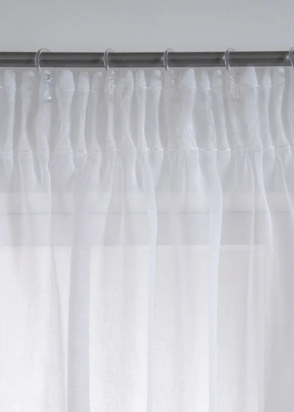Tenda trasparente con poliestere riciclato (pacco da1), bonprix