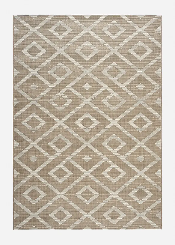 Tappeto da esterno e interno con fantasia grafica, bonprix