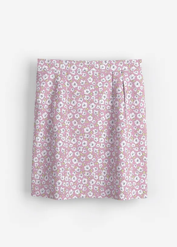 Minigonna in viscosa fluente, bonprix