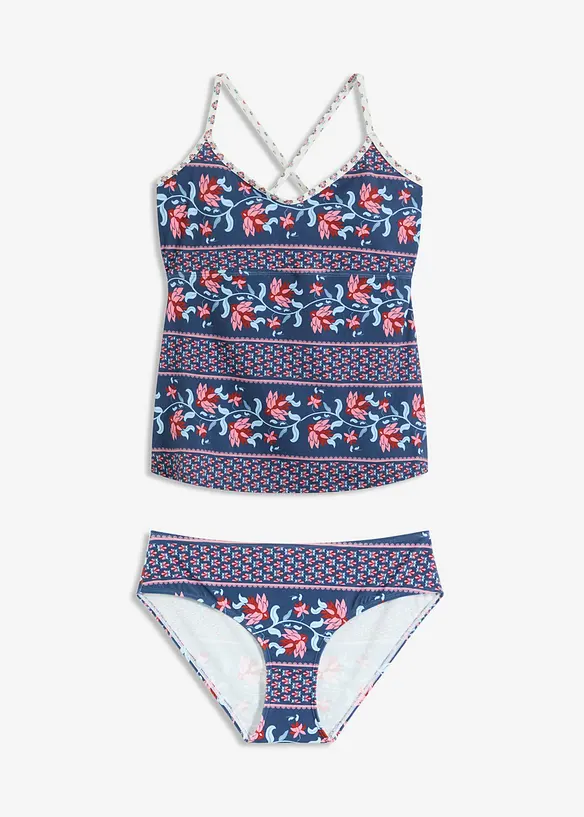 Tankini con spalline incrociate (set 2 pezzi), bonprix