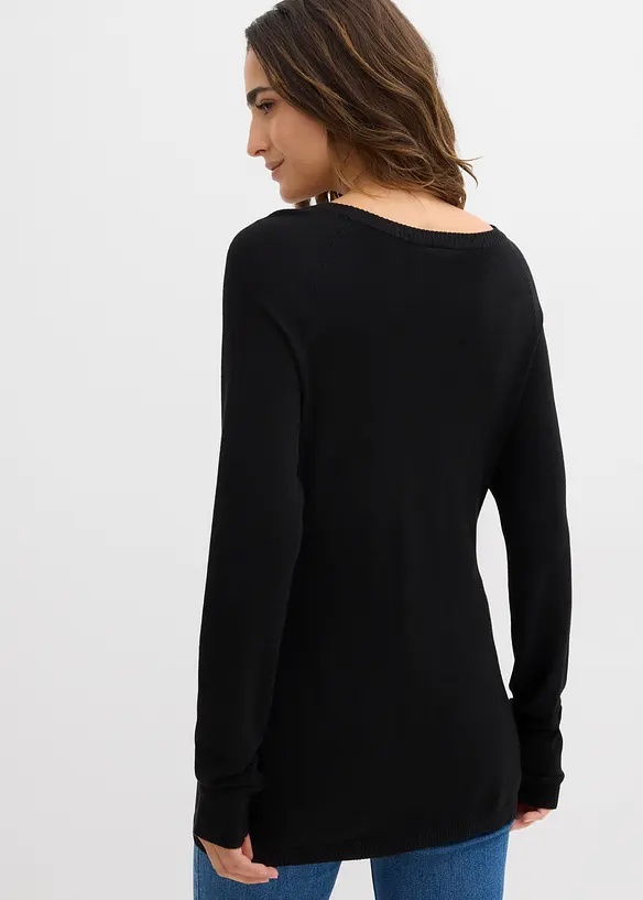 Maglione prémaman / da allattamento 2 in 1 in filato fine, bonprix