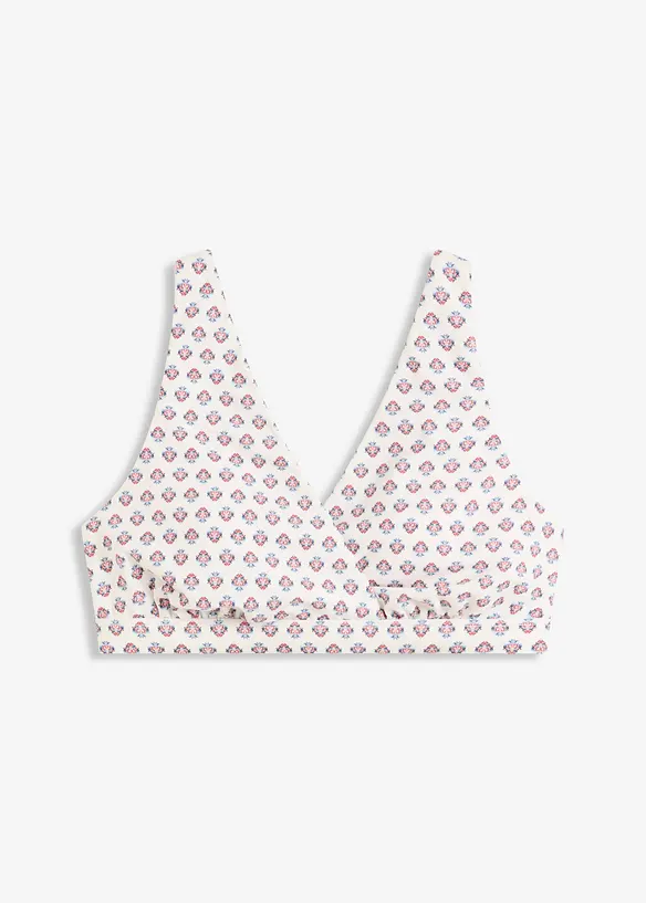 Reggiseno bustier per bikini con scollatura a V, bonprix