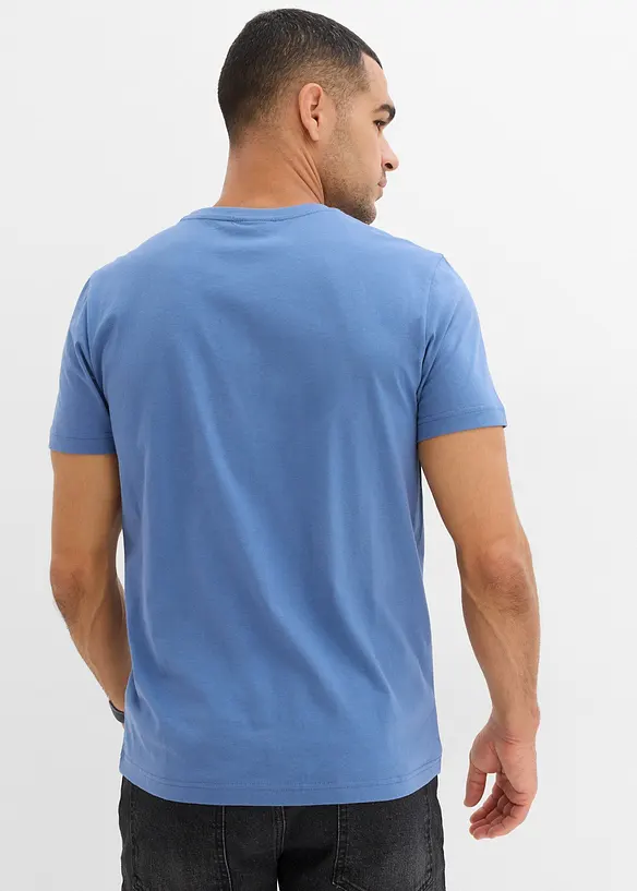 T-shirt in puro cotone biologico, slim fit, bonprix