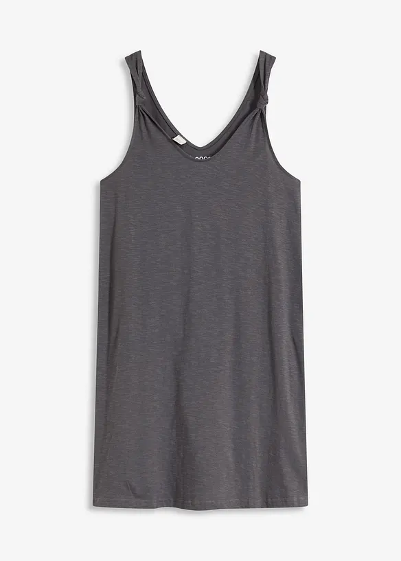 Camicia da notte corta con dettagli a nodo, bonprix