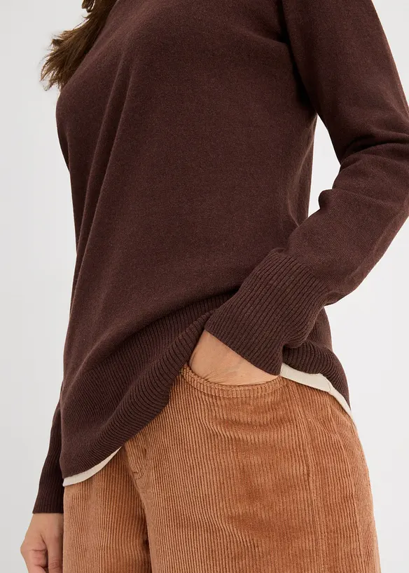 Maglione in filato fine, bonprix
