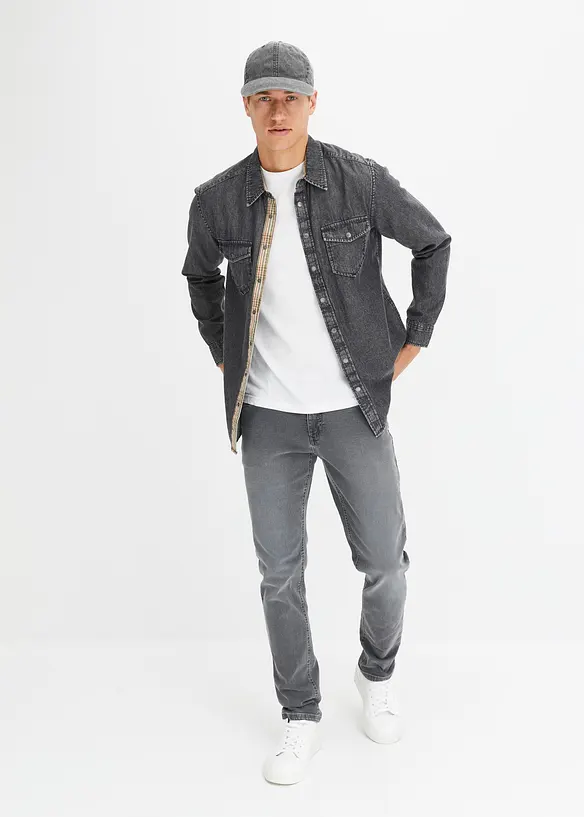 Camicia in jeans di puro cotone, bonprix