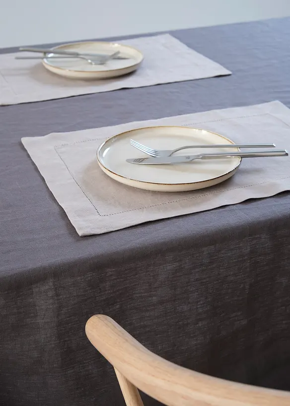 Tovagliette americane in lino (pacco da 2), bonprix
