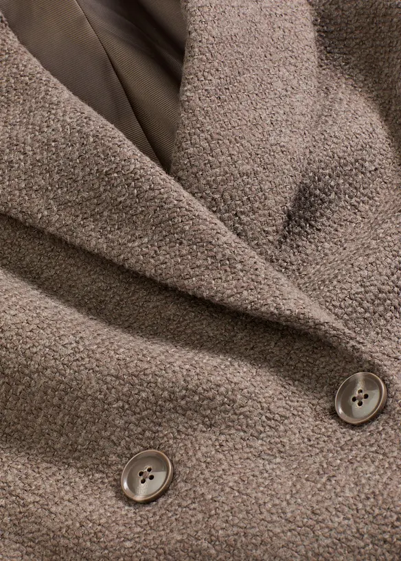 Cappotto corto in simil lana, bonprix