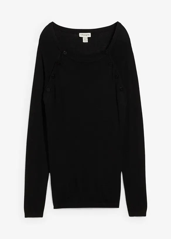 Maglione prémaman / da allattamento 2 in 1 in filato fine, bonprix