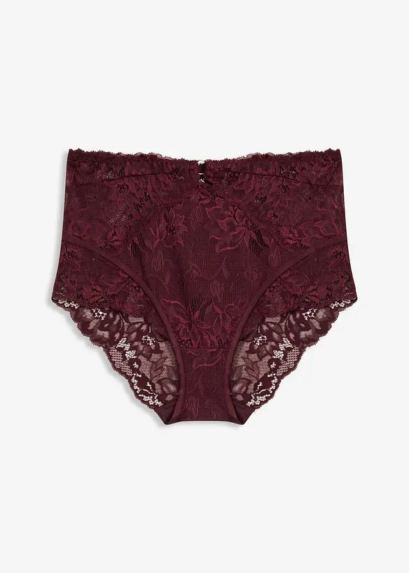 Panty a vita alta in pizzo delicato, bonprix