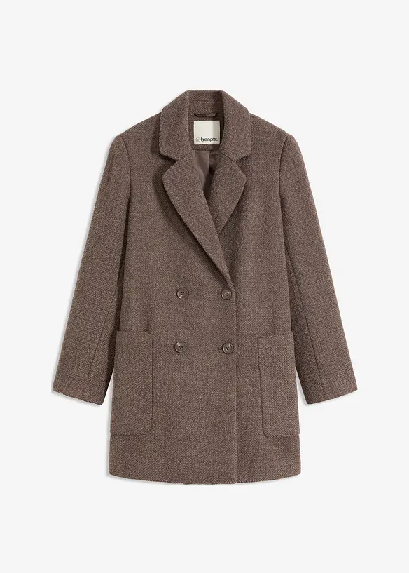 Cappotto corto in simil lana, bonprix