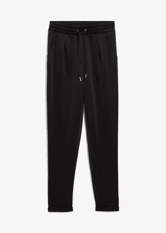 Pantaloni chino in tessuto effetto neoprene, bonprix
