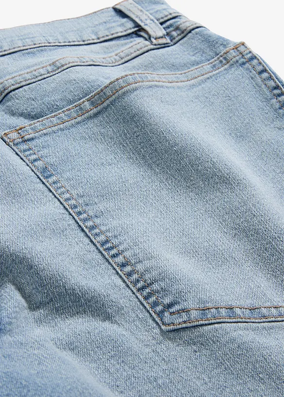 Jeans wide leg a vita alta, bonprix