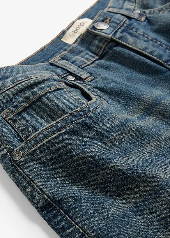 Jeans wide leg a vita alta, bonprix