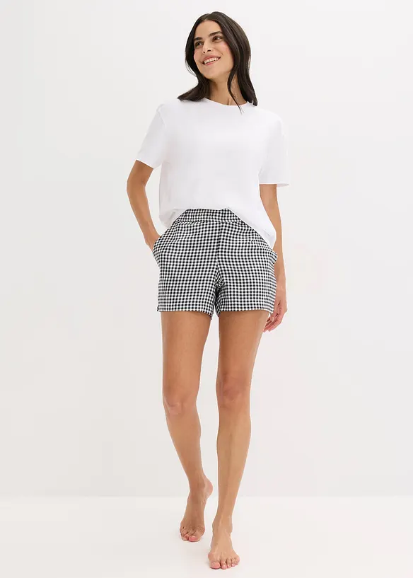 Pigiama estivo con shorts stampati, bonprix