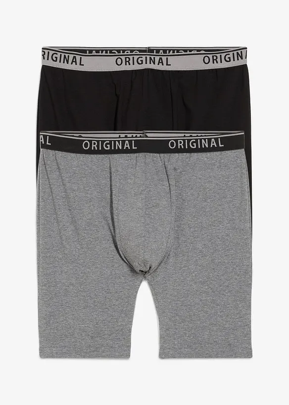 Boxer lunghi con cotone (pacco da 2), bonprix