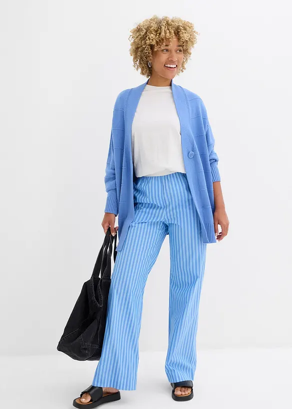 Pantaloni a palazzo in popeline, bonprix