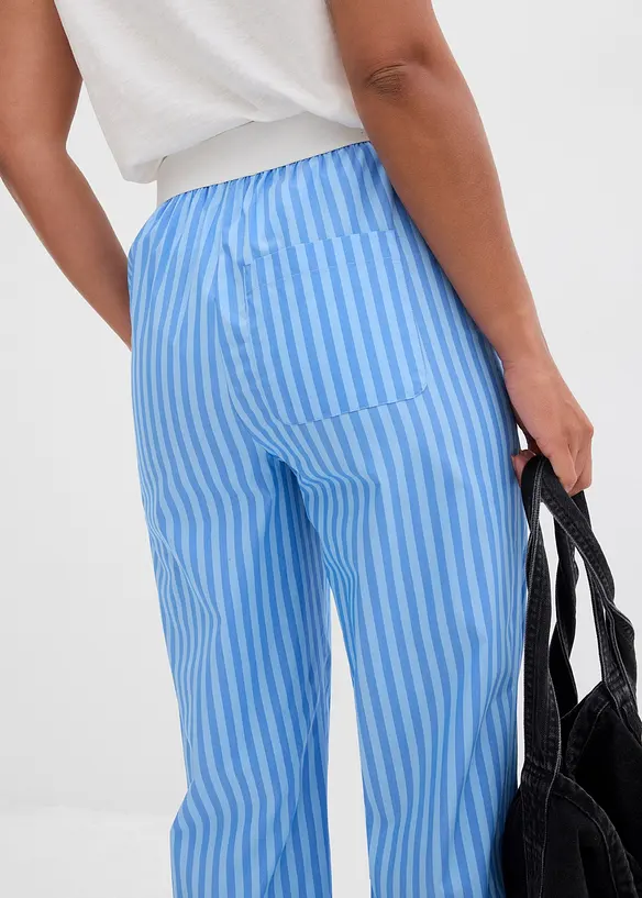 Pantaloni a palazzo in popeline, bonprix