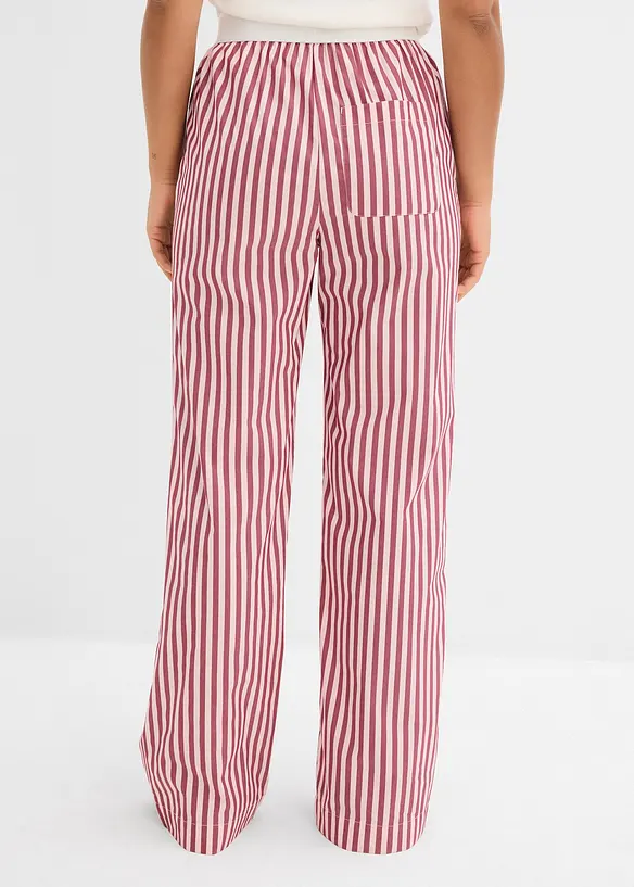 Pantaloni a palazzo in popeline, bonprix