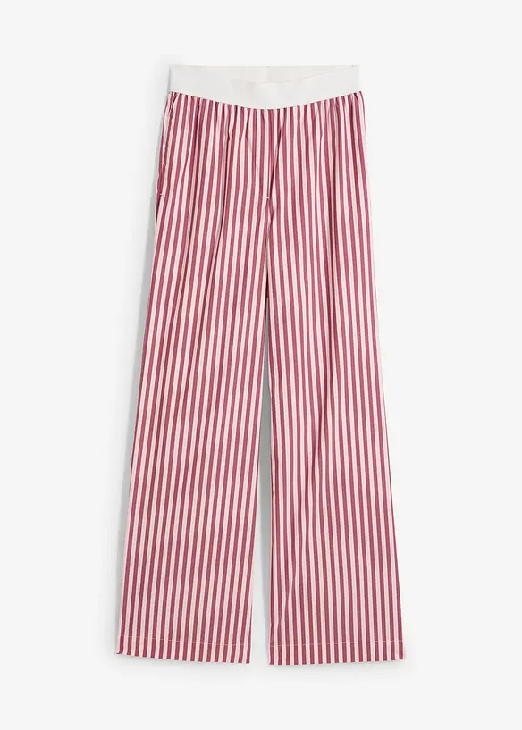 Pantaloni a palazzo in popeline, bonprix