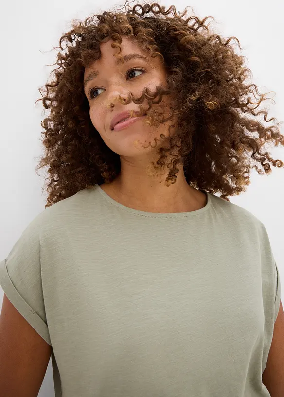 T-shirt in puro cotone biologico (pacco da 2), bonprix