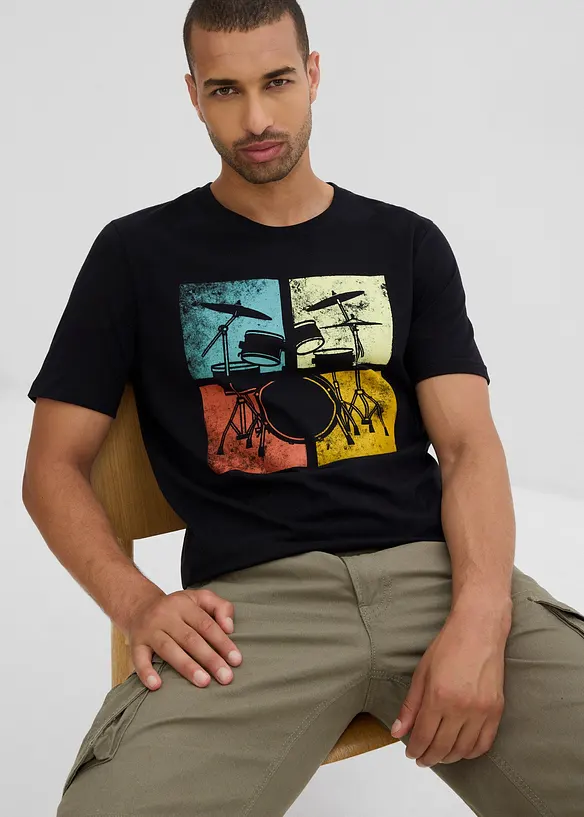 T-shirt in puro cotone biologico, bonprix