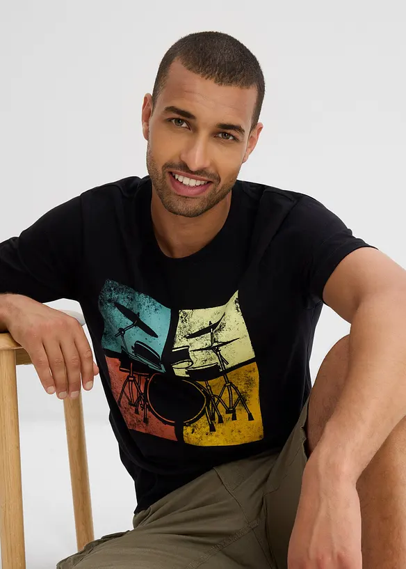 T-shirt in puro cotone biologico, bonprix