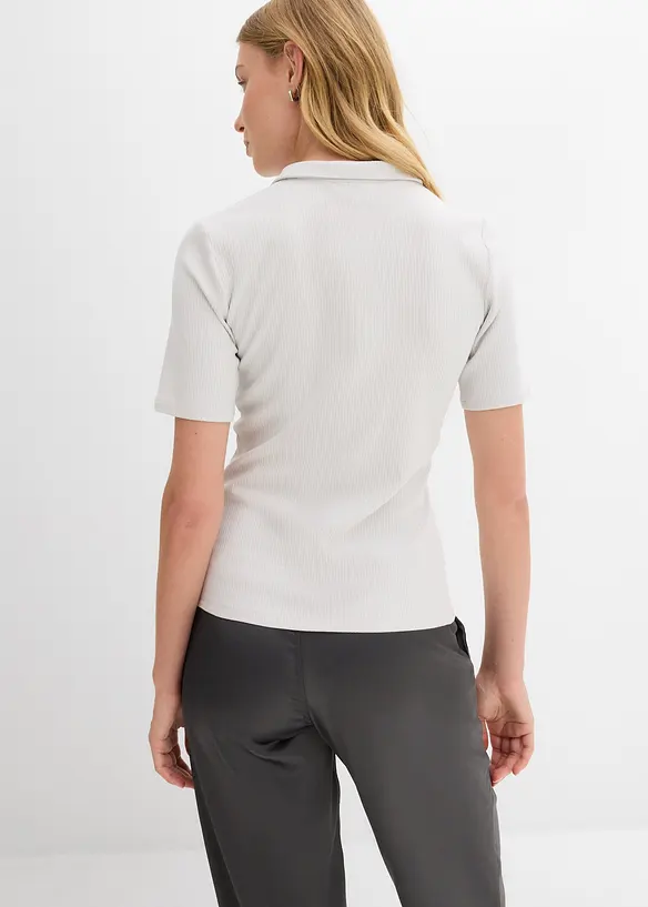 Polo in misto viscosa, bonprix