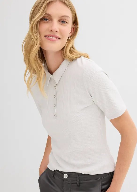 Polo in misto viscosa, bonprix