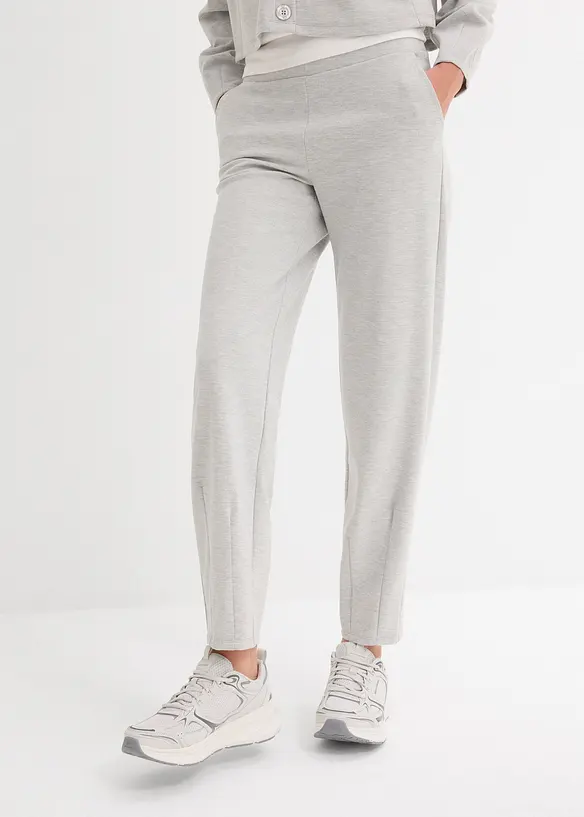 Pantaloni barrel in misto viscosa leggermente lucido, bonprix