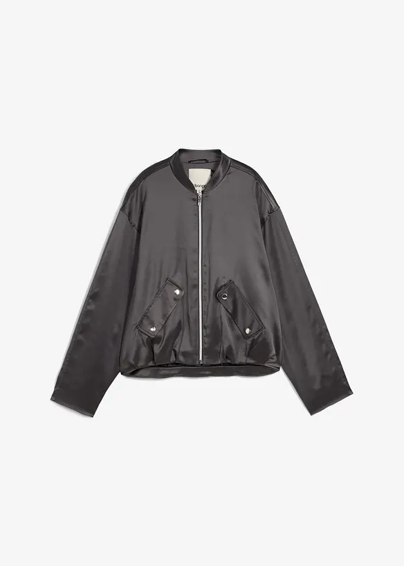 Bomber leggero in misto viscosa lucido, bonprix