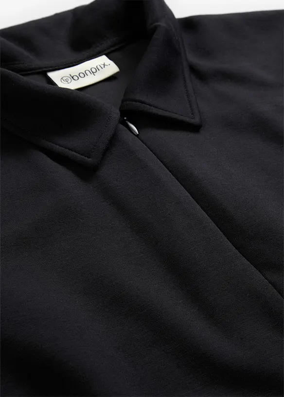 Abito polo in morbido tessuto effetto neoprene, bonprix