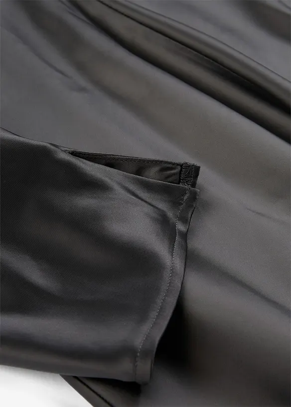 Abito midi in satin lucido, bonprix