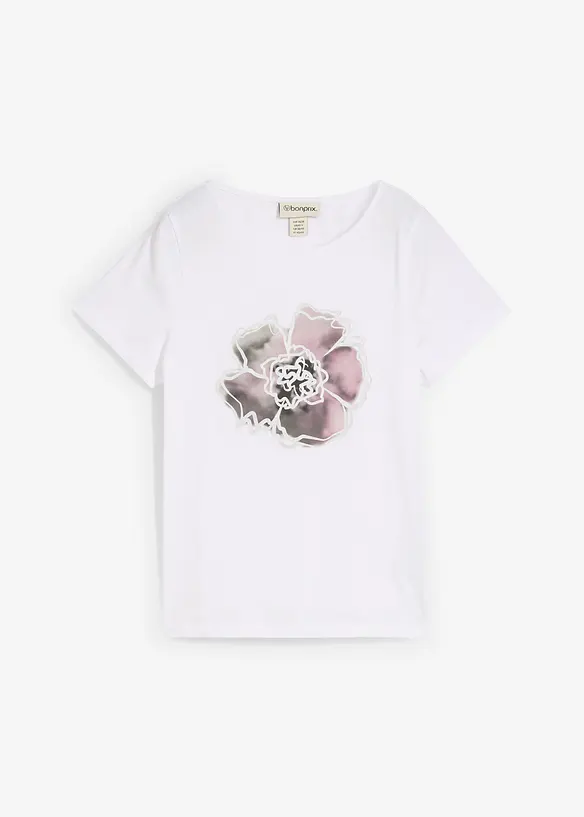 T-shirt in puro cotone, bonprix