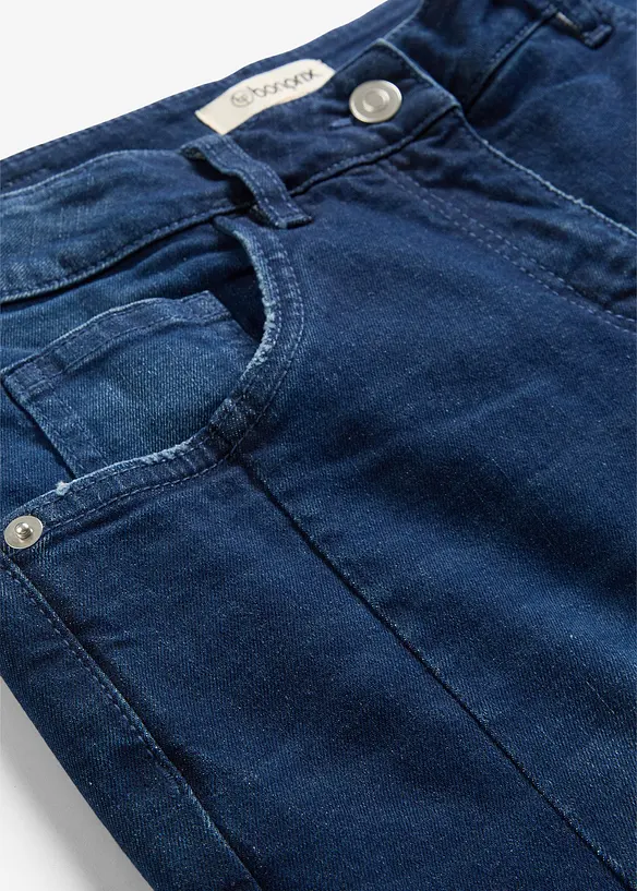 Jeans barrel, vita media, bonprix