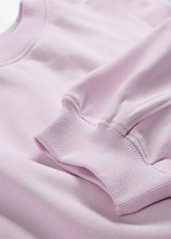 Felpa oversize in puro cotone, bonprix