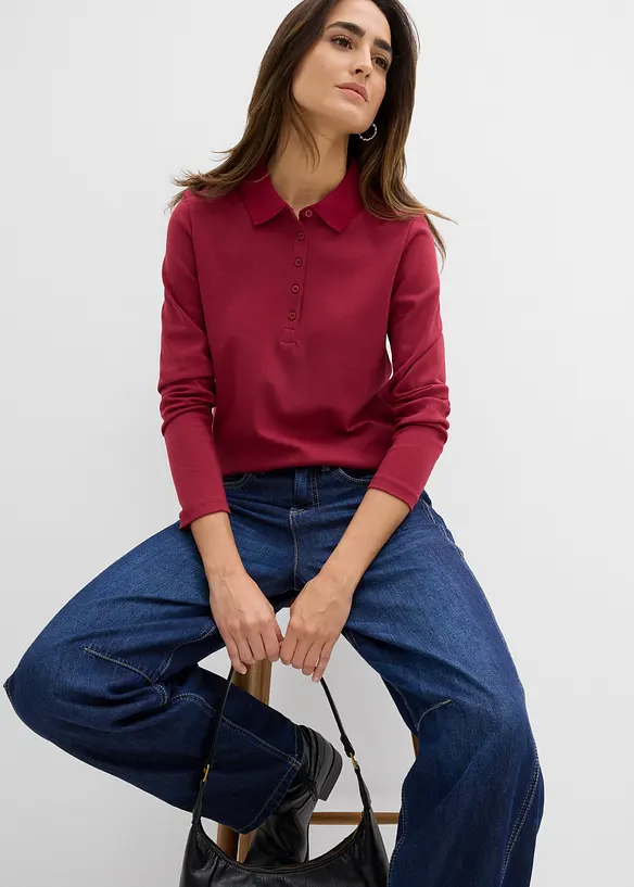 Polo in cotone biologico pesante, bonprix