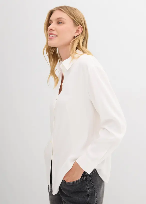 Camicia in morbida viscosa, bonprix