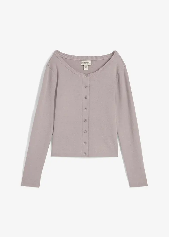 Cardigan corto in filato fine, bonprix