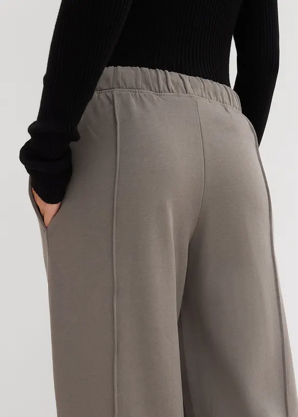 Pantaloni con elastico in vita in puro cotone biologico, bonprix