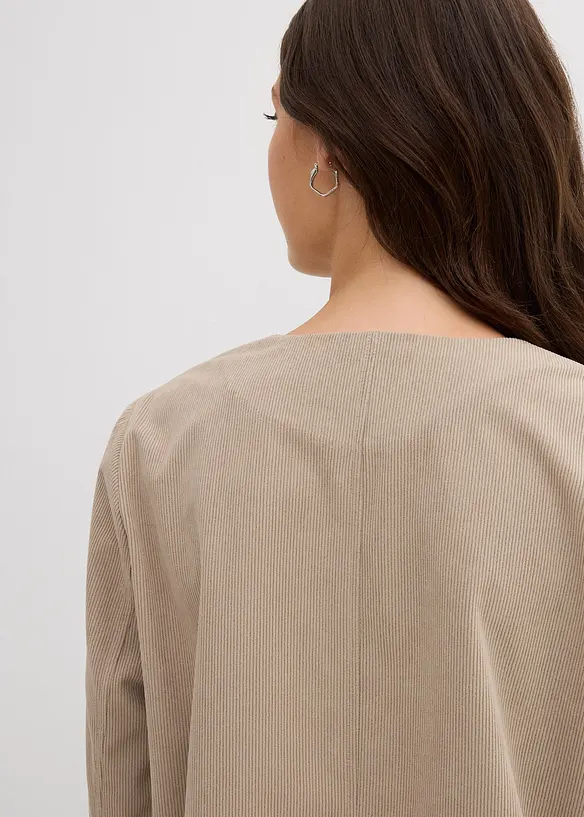 Blusa in velluto fine, bonprix