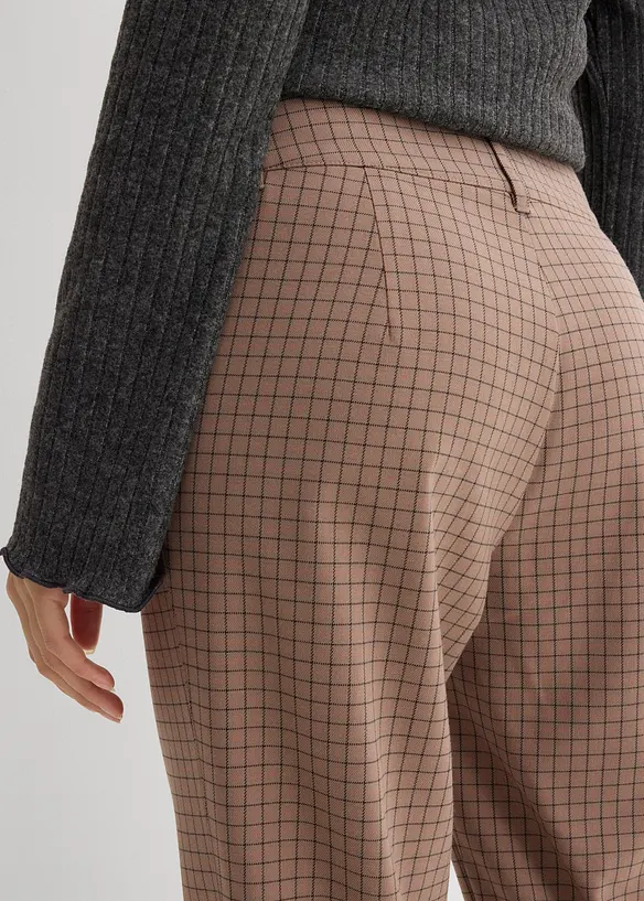 Pantaloni a zampa a vita alta, bonprix