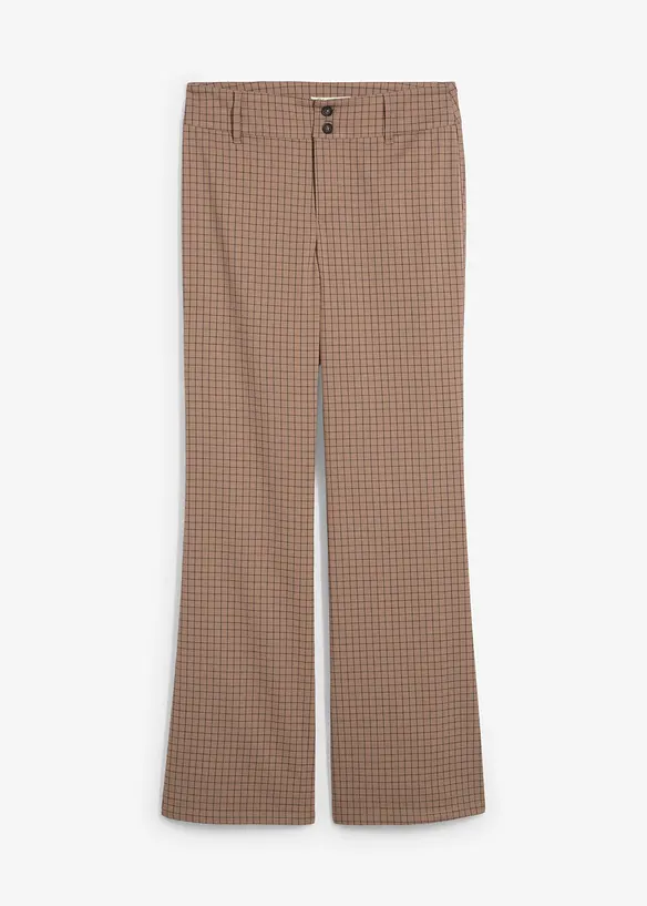 Pantaloni a zampa a vita alta, bonprix