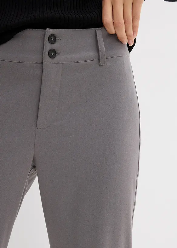 Pantaloni a zampa a vita alta, bonprix
