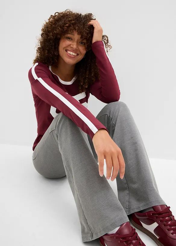Maglia a maniche lunghe in jersey leggero, bonprix