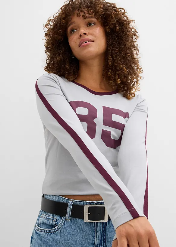 Maglia a maniche lunghe in jersey leggero, bonprix