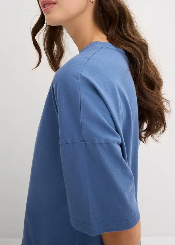 T-shirt oversize in puro cotone biologico, bonprix